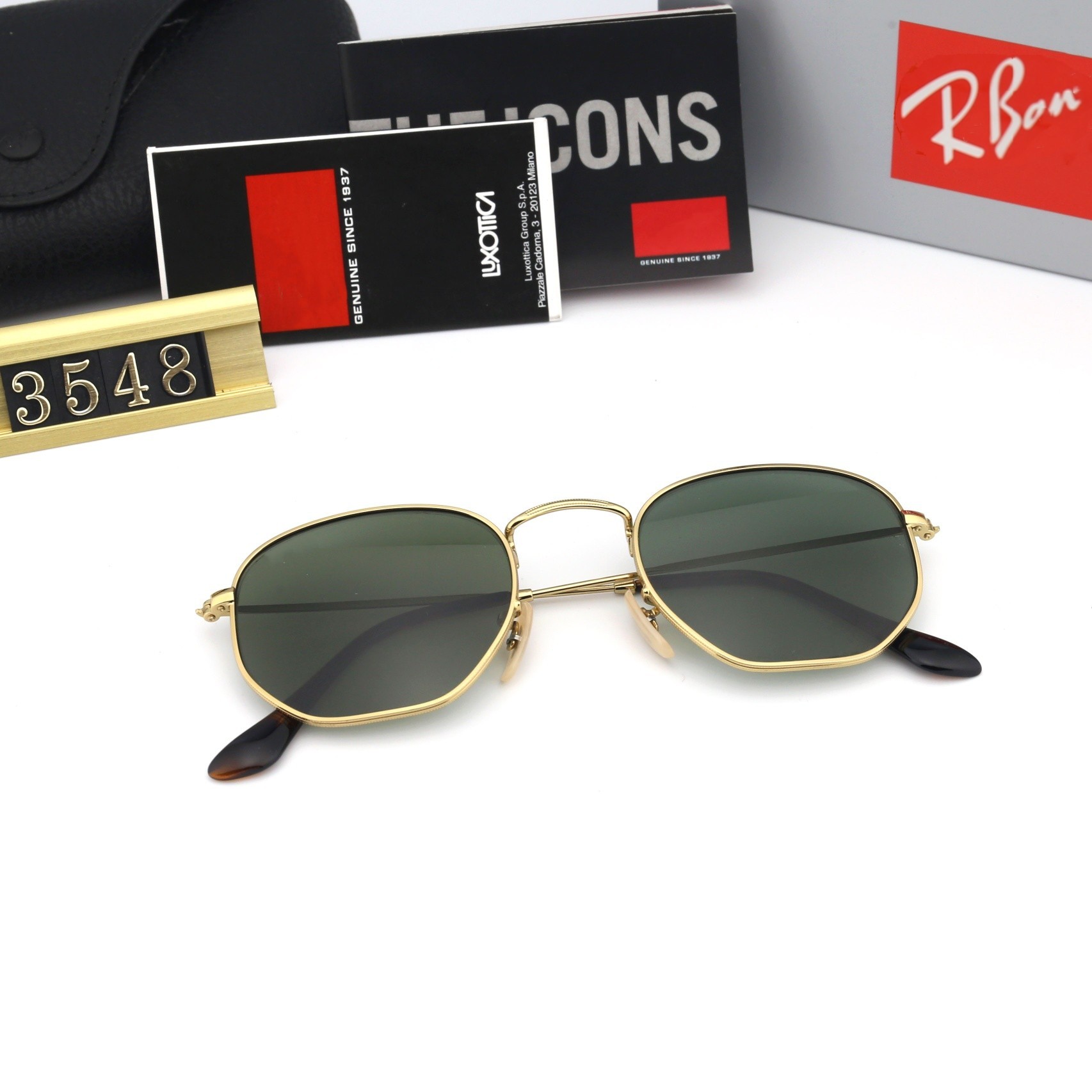 Luxury Brand Rale Ban Sunglass Classical Designer Polarized Glasses Men Women Pilot Band 3548N Sunglasses UV400 Eyewear Sunnies Metal Frame Polaroid Lens
Luxury Brand Rale Ban Sunglass Classical Designer Polarized Glasses Men Women Pilot Band 3548N Sunglasses UV400 Eyewear Sunnies Metal Frame Polaroid Lens