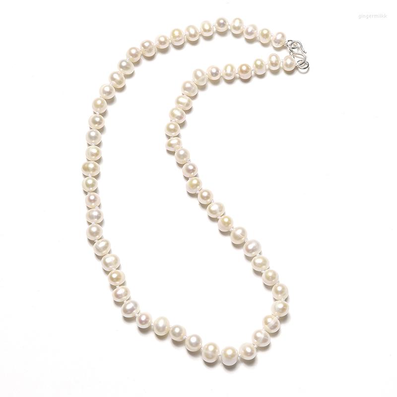 Chains The Silver-white Fashionable 6-7 MM Freshwater Pearl Necklace With Pearls Of Different Sizes Gift For Girl
Chains The Silver-white Fashionable 6-7 MM Freshwater Pearl Necklace With Pearls Of Different Sizes Gift For Girl