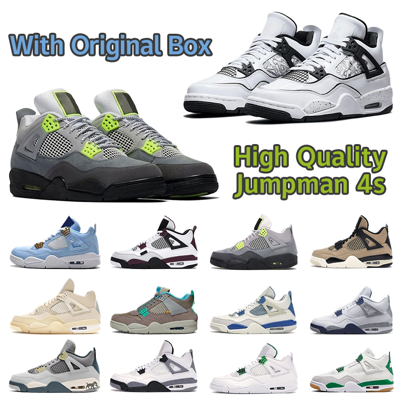 Jordens Jumpman 4 Retro Basketball shoes Bred 4s UNC Black Cat University Blue The Cactus White Grey Mens Pure Royalty Men Sport Sneakers Top quality Eur 36-47, 33
Jordens Jumpman 4 Retro Basketball shoes Bred 4s UNC Black Cat University Blue The Cactus White Grey Mens Pure Royalty Men Sport Sneakers Top quality Eur 36-47, 33