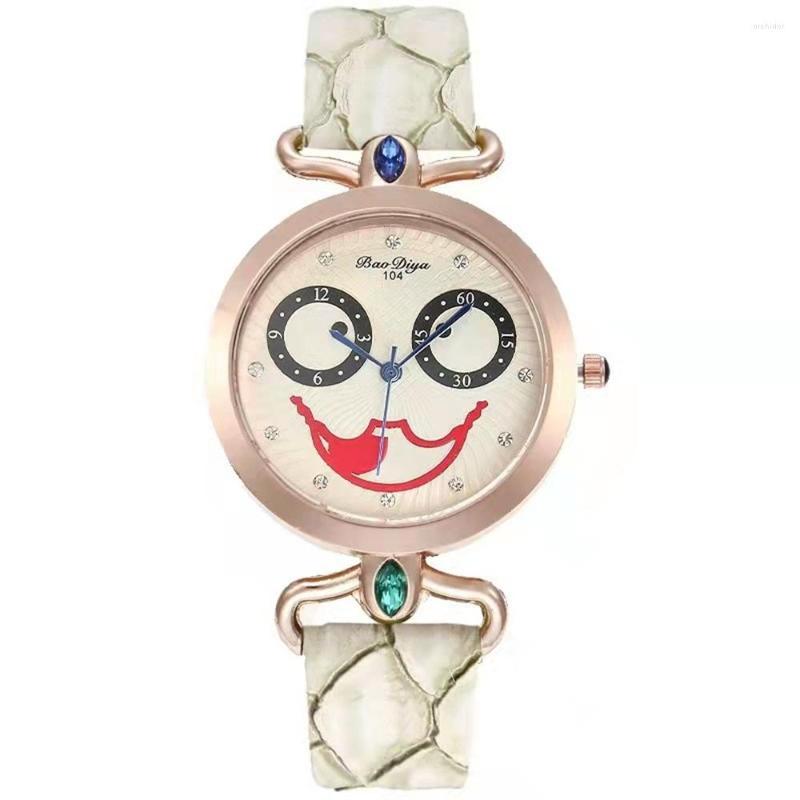 Wristwatches Women's Novelty Funny Design Watches 2023 In Russian Clown Dial Fashion Quartz Watch For Women Ladies WristWatch Reloj, Pink
Wristwatches Women's Novelty Funny Design Watches 2023 In Russian Clown Dial Fashion Quartz Watch For Women Ladies WristWatch Reloj, Pink