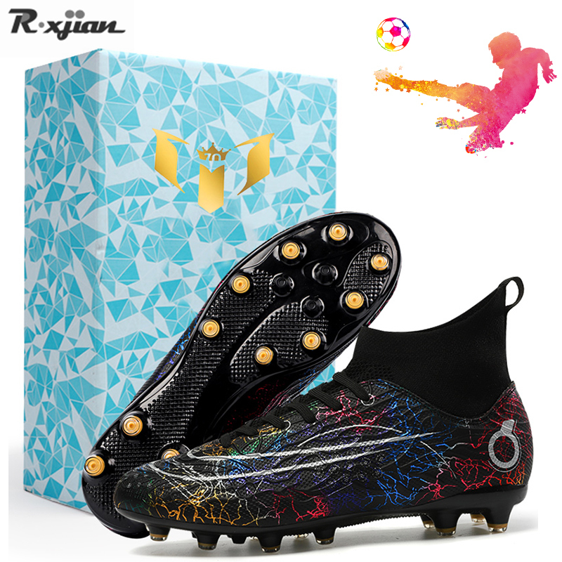 Dress Shoes R.xjian Football Shoes For Men Outdoor High-quality Breathable High-top Soccer Shoes Child Boy TF/FG Football Sports Boots 230509, Two-color
Dress Shoes R.xjian Football Shoes For Men Outdoor High-quality Breathable High-top Soccer Shoes Child Boy TF/FG Football Sports Boots 230509, Two-color