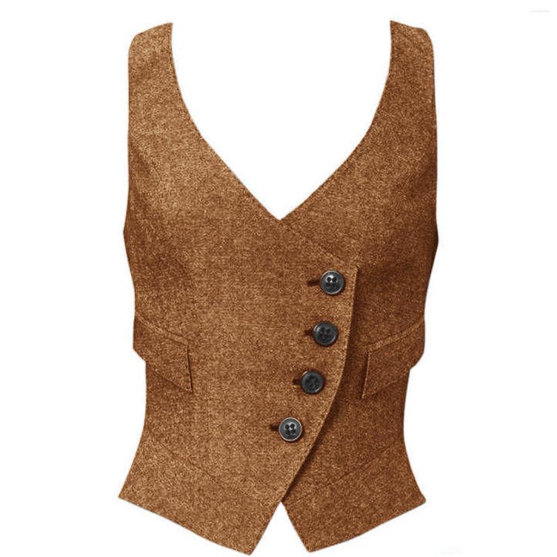 Women' Vests Women' Fashion 4 Buttons Cropped Ribbon Blazer Vest Slim Fit Sleeveless Jacket Casual Single Breasted, Black
Women' Vests Women' Fashion 4 Buttons Cropped Ribbon Blazer Vest Slim Fit Sleeveless Jacket Casual Single Breasted, Black