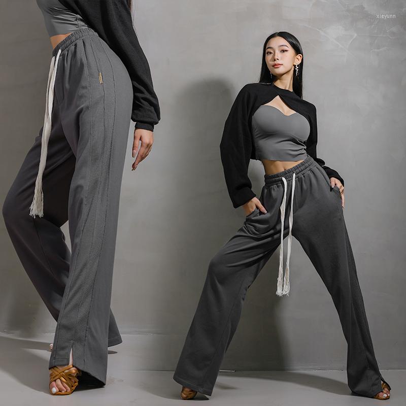 Stage Wear Latin Dance Pants Women/Men Elastic Waist Loose Practice Clothes Modern Ballroom Clothing Jogger Sport Trousers BL9024, Gray
Stage Wear Latin Dance Pants Women/Men Elastic Waist Loose Practice Clothes Modern Ballroom Clothing Jogger Sport Trousers BL9024, Gray