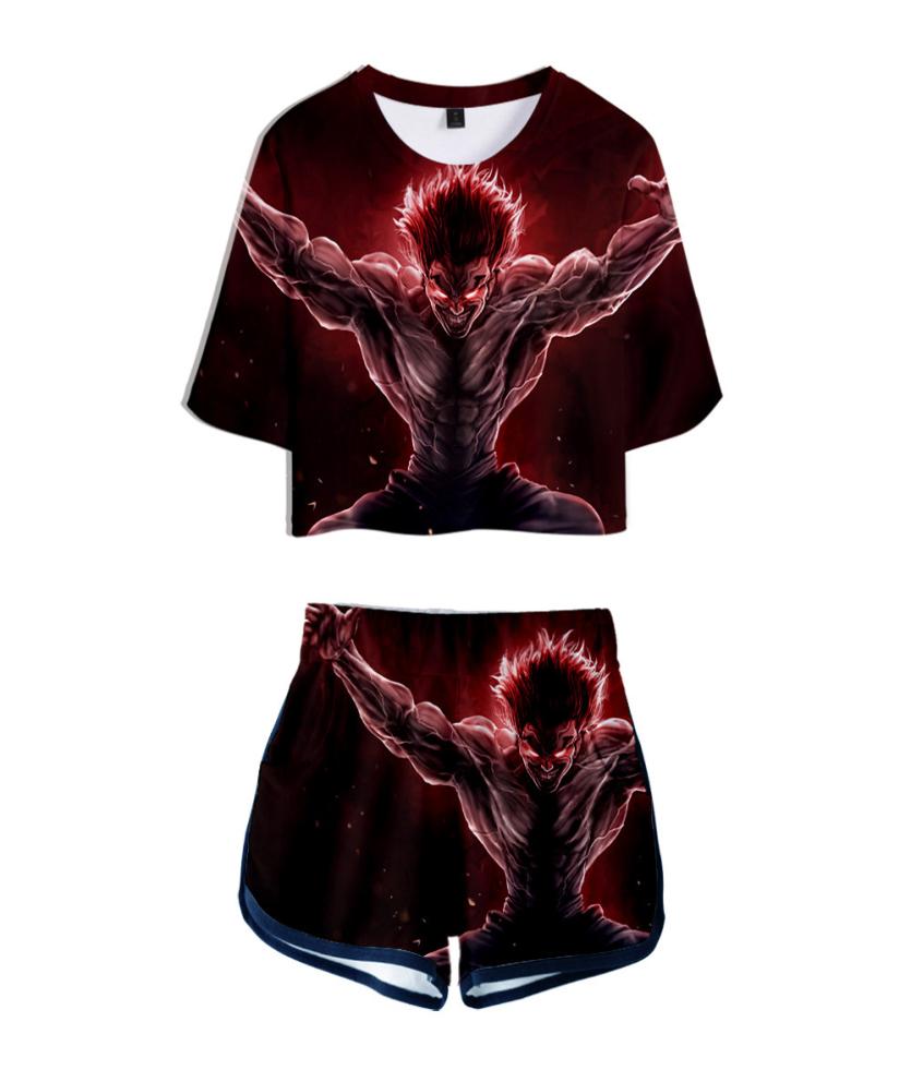 Japan Manga Baki The Grappler Hanma Yujiro 3D Print Tracksuit Women Two Piece Set Tops and Shorts Harajuku Streetwear Girl Sets4514130, Silver
Japan Manga Baki The Grappler Hanma Yujiro 3D Print Tracksuit Women Two Piece Set Tops and Shorts Harajuku Streetwear Girl Sets4514130, Silver