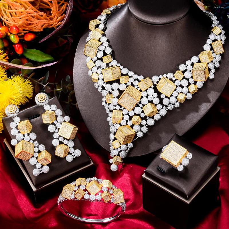 Necklace Earrings Set KellyBola Trendy Fashion Gorgeous Custom Luxury Noble Geometric Zirconia For Women Wedding Party Jewelry Rings, Picture shown
Necklace Earrings Set KellyBola Trendy Fashion Gorgeous Custom Luxury Noble Geometric Zirconia For Women Wedding Party Jewelry Rings, Picture shown