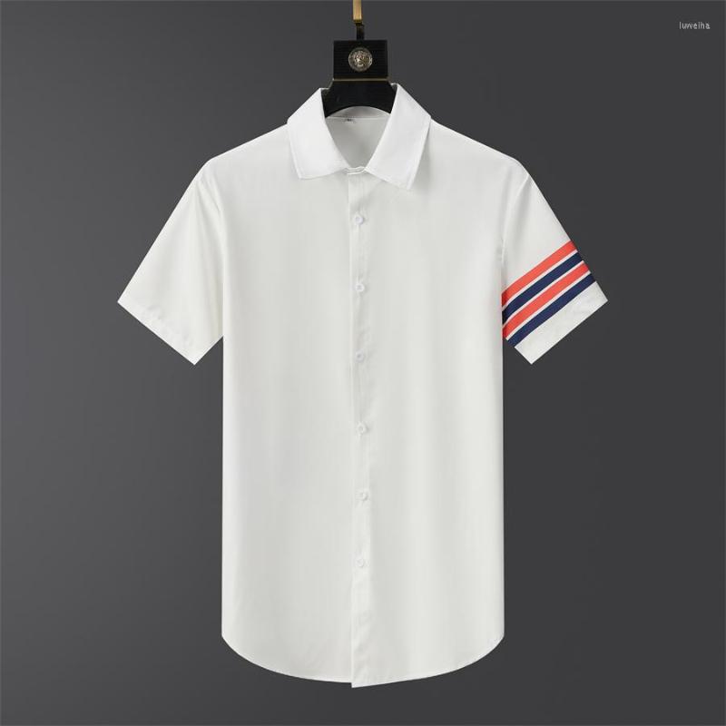 Men's Casual Shirts Men Clothing Mens Designer Clothes Blouses 2023 Polo Camisas De Hombre Korea Fashion Short Sleeves Tops Plus Size, White
Men's Casual Shirts Men Clothing Mens Designer Clothes Blouses 2023 Polo Camisas De Hombre Korea Fashion Short Sleeves Tops Plus Size, White
