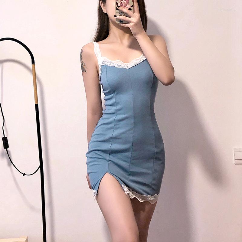 Casual Dresses Summer Solid Off Shoulder Mini Dress Women Fashion Elegant Sweet Lace Trim Sleeveless Suspender 2023, Blue
Casual Dresses Summer Solid Off Shoulder Mini Dress Women Fashion Elegant Sweet Lace Trim Sleeveless Suspender 2023, Blue