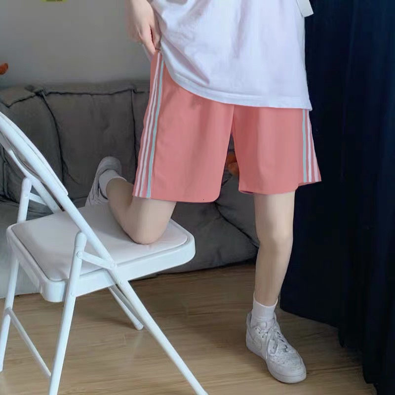 Women's Shorts Summer Soft Loose Casual Shorts Pink Yellow Black White Sport Shorts Man Woman Fifth Shorts Fashion Comfort Wholesale 230509