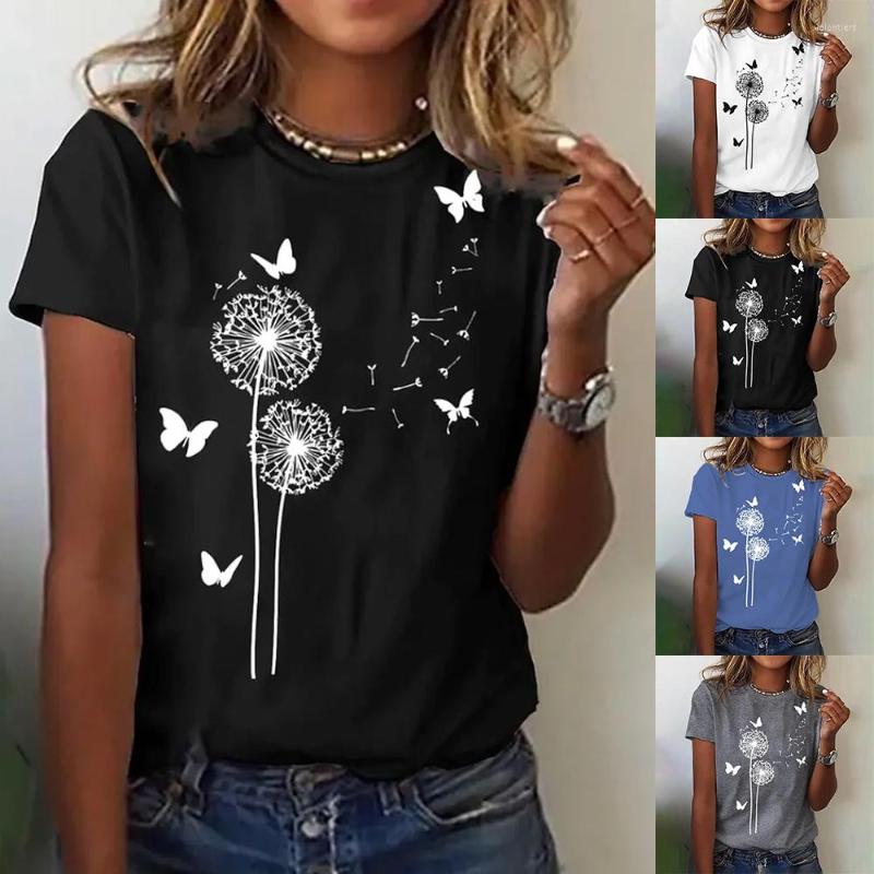 Women's T Shirts Ladies Oversized T-Shirt Butterfly Dandelion Fashion Summer Short Sleeve Female Tees Cartoon Floral Print Graphic Clothes, Black
Women's T Shirts Ladies Oversized T-Shirt Butterfly Dandelion Fashion Summer Short Sleeve Female Tees Cartoon Floral Print Graphic Clothes, Black