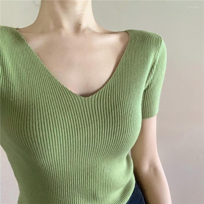 Women' T Shirts Ribbed Knitted Tank Tops Women Shirt V-Neck Tee Summer Basic White Black Casual Sport Vest Korean Camisole Mujer
Women' T Shirts Ribbed Knitted Tank Tops Women Shirt V-Neck Tee Summer Basic White Black Casual Sport Vest Korean Camisole Mujer