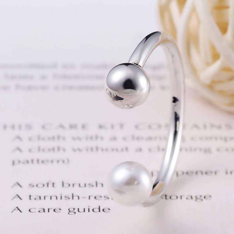 Cluster Rings Sterling Silver Ring Contemporary Pearl Open For Women Wedding Engagement Party Fashion Jewelry
Cluster Rings Sterling Silver Ring Contemporary Pearl Open For Women Wedding Engagement Party Fashion Jewelry