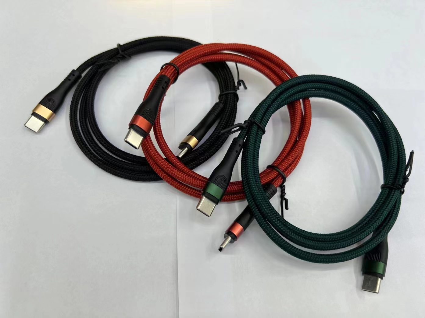 2M Nylon Braided Cables Multi colors Type C Micro USB Data Cable 2.4A Fast Charge Cord for Samsung Xiaomi Huawei phones