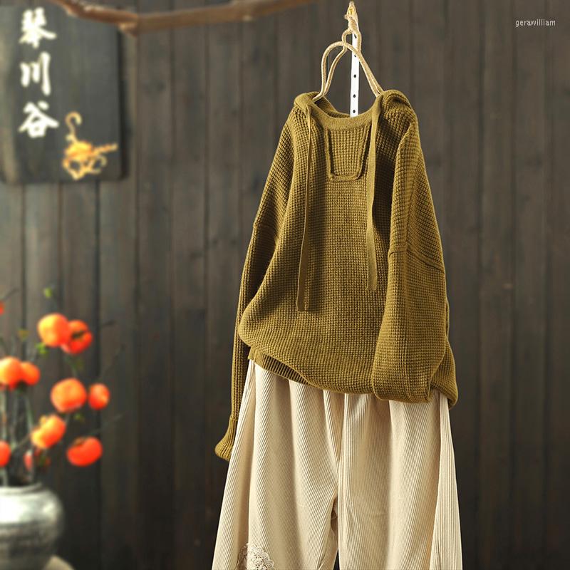 Women's Sweaters Autumn Winter Loose Hooded Coat Pullover Pineapple Textured Knitwear Women's Solid Long Sleeve Sweater Knitted Jumpers, Green
Women's Sweaters Autumn Winter Loose Hooded Coat Pullover Pineapple Textured Knitwear Women's Solid Long Sleeve Sweater Knitted Jumpers, Green
