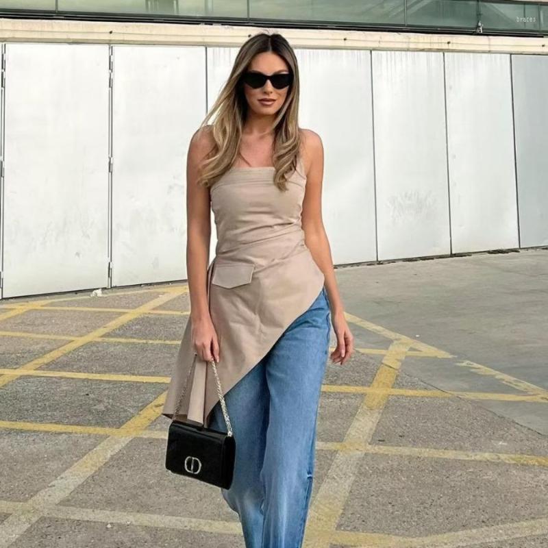 Women' Tanks Shirts For Women Fashion Asymmetrical Tank Tops Vintage Adjustable Buckle Halter Pleated Side Zipper Backless Camis Mujer, Black
Women' Tanks Shirts For Women Fashion Asymmetrical Tank Tops Vintage Adjustable Buckle Halter Pleated Side Zipper Backless Camis Mujer, Black