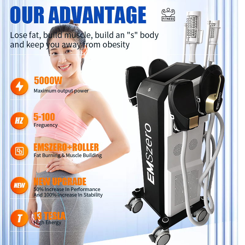 14 Tesla RF Vertical Slimming 2 in 1 EMSZERO Plus Roller Equipment 6 Handles Fat Decomposition Muscle Booster Fitness Beauty Instrument
14 Tesla RF Vertical Slimming 2 in 1 EMSZERO Plus Roller Equipment 6 Handles Fat Decomposition Muscle Booster Fitness Beauty Instrument