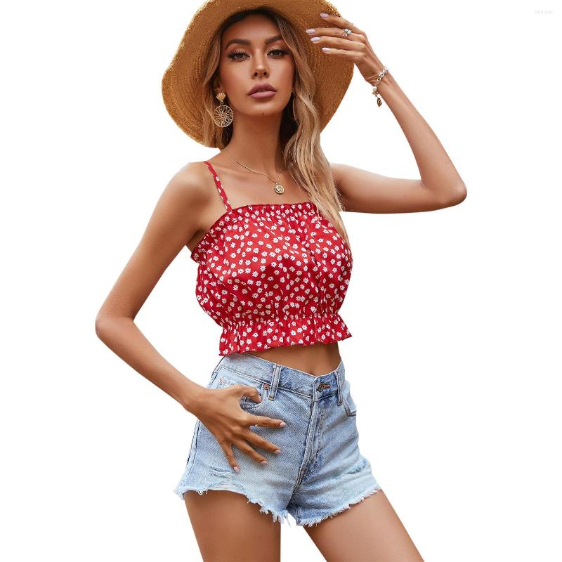 Women' Tanks Spring And Summer Women' Clothing Fashion Flower Top Crop Women Korean Tank Tops, Red
Women' Tanks Spring And Summer Women' Clothing Fashion Flower Top Crop Women Korean Tank Tops, Red