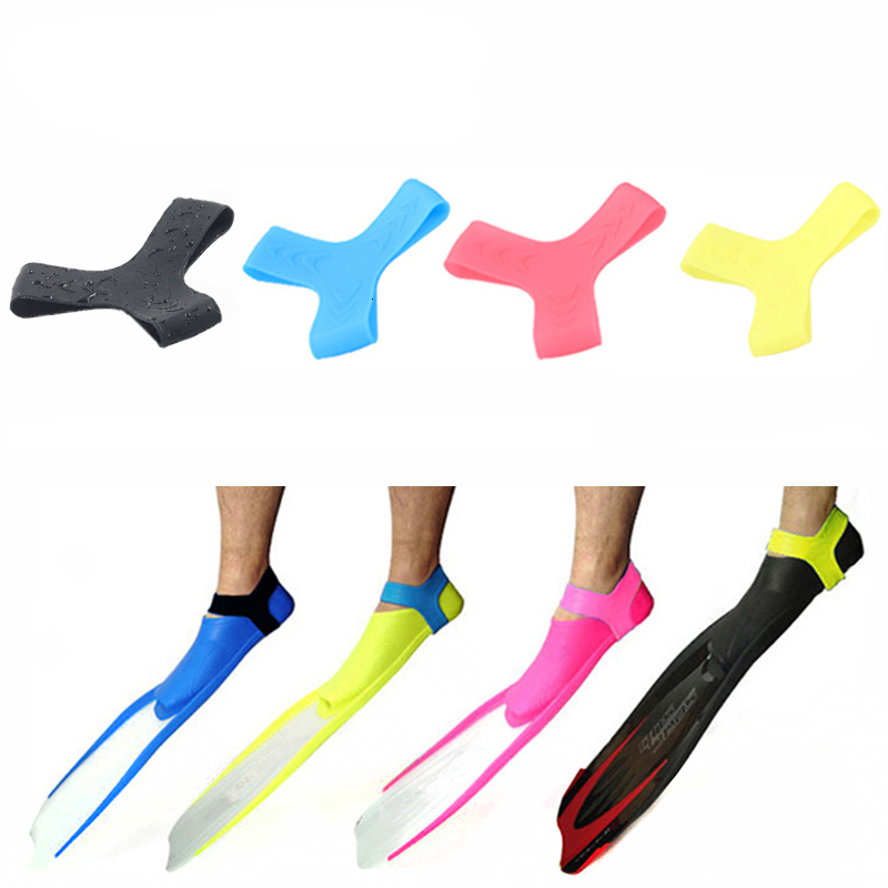 

Beach accessories Scuba Free Diving Fins Keeper Fixed Straps Rubber Fin Keepers Holder Accessories Snorkeling Equip Foot Gripper Swimming Triangle 230509