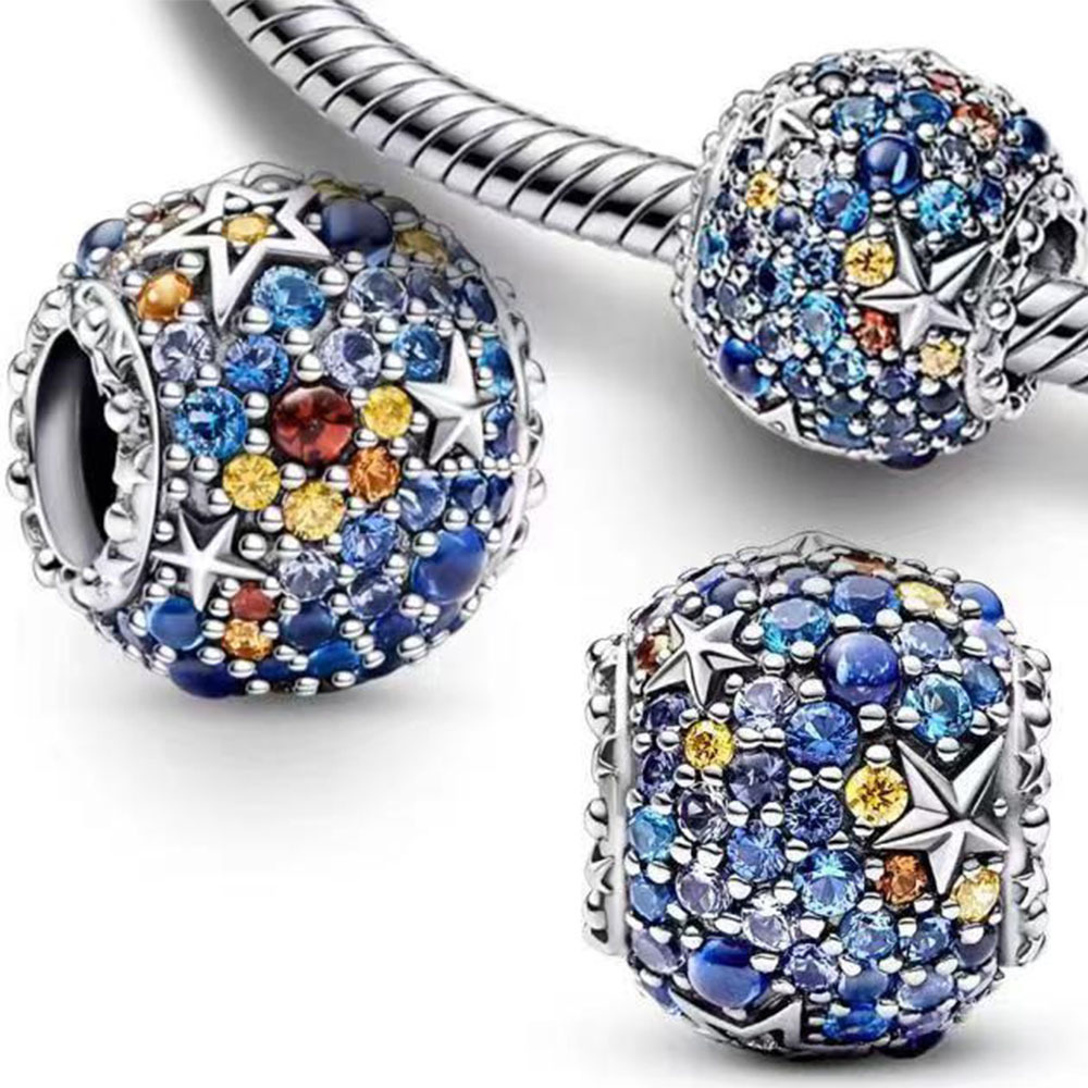 925 Sterling Silver Cosmic Theme Charms - Perfect Fit For Women's DIY Bracelets & Accessories