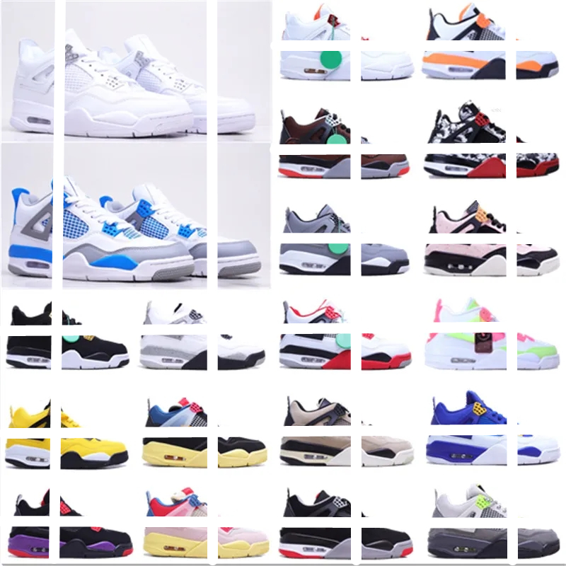University Blue jordens 4 4s men Basketball Shoes white guava ice oreo sail noir metallic purple black cat bred shimmer cactus jack women outdoor top sneakers US 5.5-13, 19
University Blue jordens 4 4s men Basketball Shoes white guava ice oreo sail noir metallic purple black cat bred shimmer cactus jack women outdoor top sneakers US 5.5-13, 19