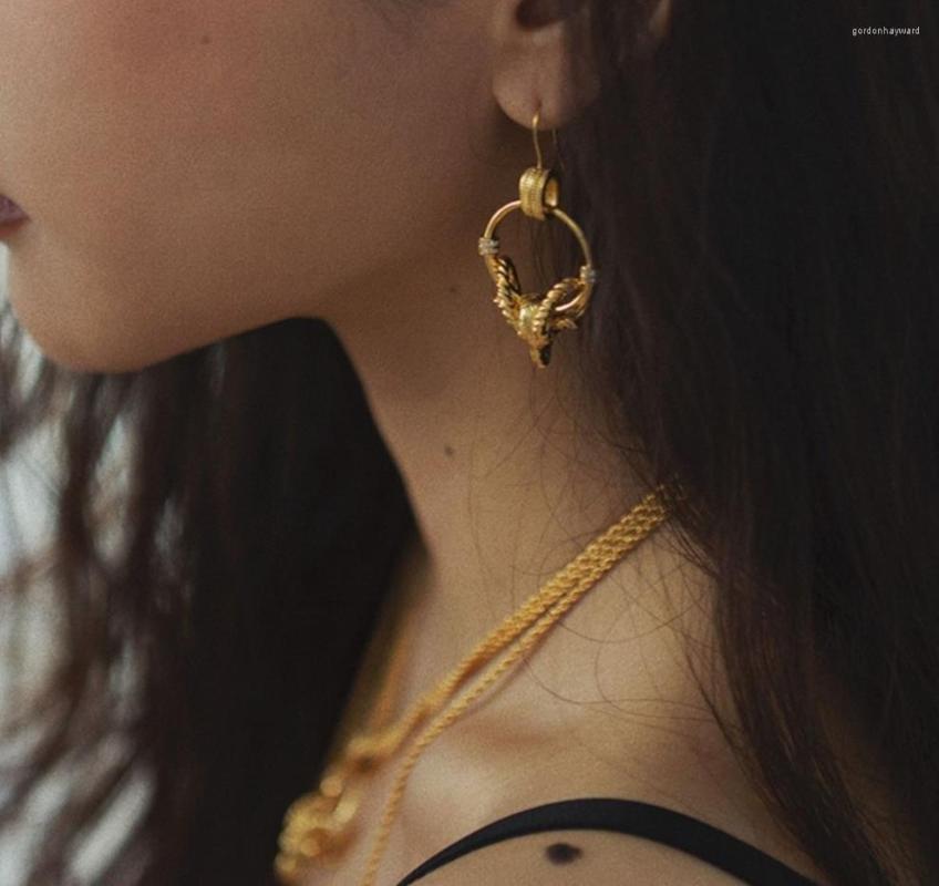Dangle Earrings Designer Literary Artistic Vintage Animals Exquisite Goatshape Golden Exaggeration Fashion Jewelry
Dangle Earrings Designer Literary Artistic Vintage Animals Exquisite Goatshape Golden Exaggeration Fashion Jewelry
