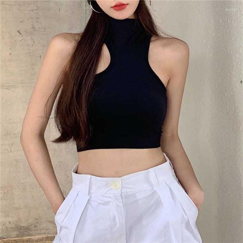 Camisoles & Tanks Women Hollow Out Skinny Off Shoulder Halter Tank Top Cool Punk T-Shirts Korean Streetwear Cropped Sleeveless, Black 2
Camisoles & Tanks Women Hollow Out Skinny Off Shoulder Halter Tank Top Cool Punk T-Shirts Korean Streetwear Cropped Sleeveless, Black 2