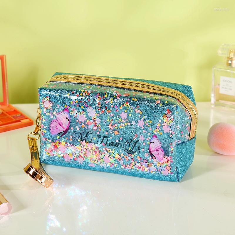 Cosmetic Bags Shining Sequin Butterfly Print Waterproof PVC Makeup Bag Wash Toiletry Zipper Pouch Beauty Case Travel Organizer, Black
Cosmetic Bags Shining Sequin Butterfly Print Waterproof PVC Makeup Bag Wash Toiletry Zipper Pouch Beauty Case Travel Organizer, Black