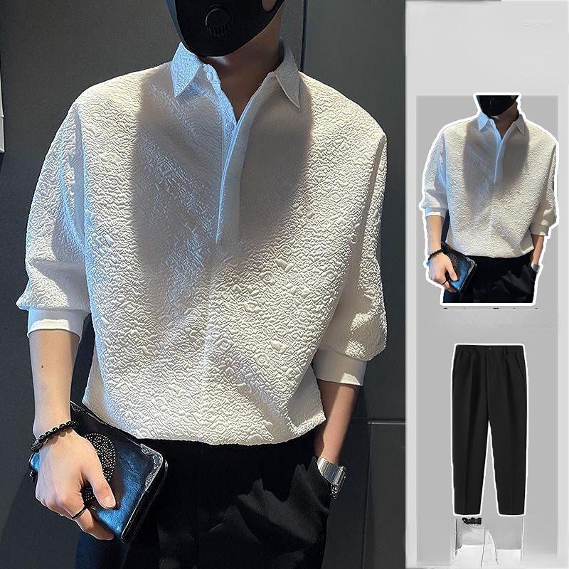 Men's Tracksuits Men Hawaiian Sets Fashion Solid Color Summer Short Sleeve Button Shirt And Trousers Streetwear Mens Suit 2 Pieces Set T148, Black
Men's Tracksuits Men Hawaiian Sets Fashion Solid Color Summer Short Sleeve Button Shirt And Trousers Streetwear Mens Suit 2 Pieces Set T148, Black