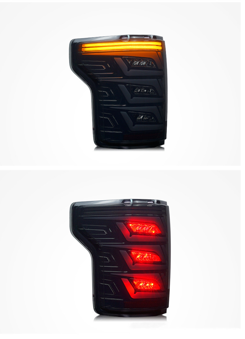 Taillights For Ford Raptor F150 20 15-20 20 Auto Rear Running Lamp Brake Reverse Dynamic Turn Signal Car Tail Light