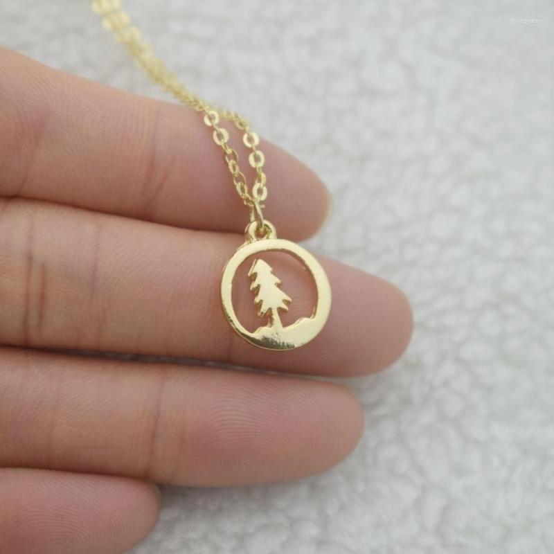 Chains Gold Plated Small Tiny Pine Tree Necklace For Women Fashion Jewelry Christmas Gifts
Chains Gold Plated Small Tiny Pine Tree Necklace For Women Fashion Jewelry Christmas Gifts