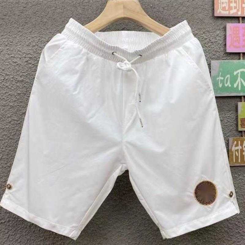 Summer mesh shorts mens beach pants Medusa embroidered trousers designer Shorts mens swimming trunks fashion casual short Pants, White-1
Summer mesh shorts mens beach pants Medusa embroidered trousers designer Shorts mens swimming trunks fashion casual short Pants, White-1