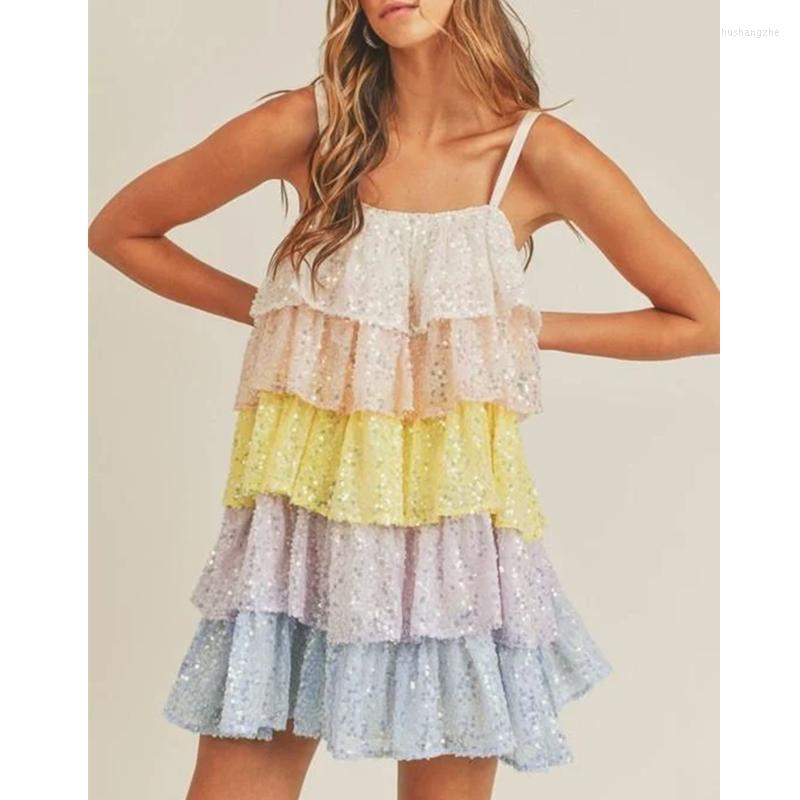 Casual Dresses 2023 Hirigin Tiered Dress Sweet Women Glitter Sparkly Sequin Spaghetti Strap Sleeveless Y2k Sling Shiny Club Party, As show
Casual Dresses 2023 Hirigin Tiered Dress Sweet Women Glitter Sparkly Sequin Spaghetti Strap Sleeveless Y2k Sling Shiny Club Party, As show