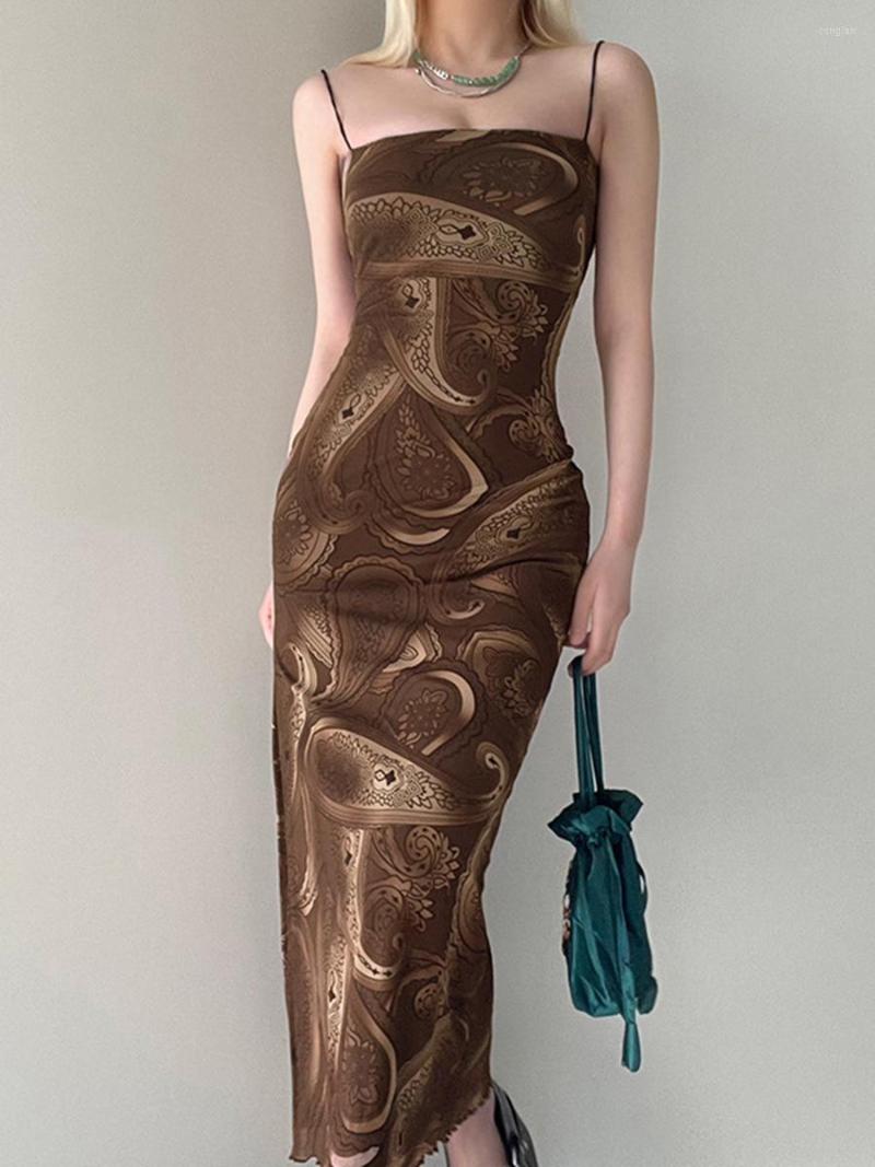 Casual Dresses Wsevypo Vintage Print Spaghetti Strap Long Dress Summer Women' Backless Cross Straps Sling Bodycon Split For Beach Street, Auburn
Casual Dresses Wsevypo Vintage Print Spaghetti Strap Long Dress Summer Women' Backless Cross Straps Sling Bodycon Split For Beach Street, Auburn