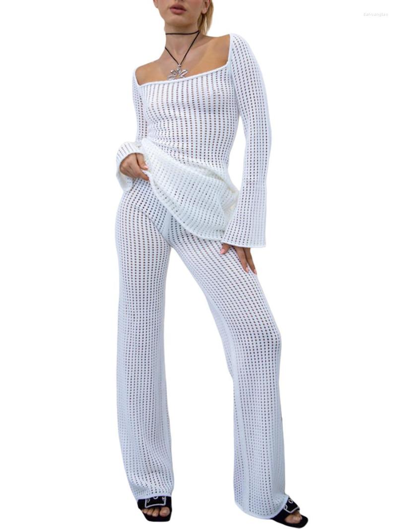 Women' Swimwear Women Sheer Mesh Pants Swimsuit Cover-up Bottons Summer See Through Beach Lace Wide Leg Long Trousers, White
Women' Swimwear Women Sheer Mesh Pants Swimsuit Cover-up Bottons Summer See Through Beach Lace Wide Leg Long Trousers, White