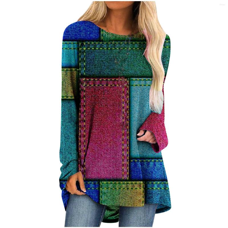 Women' T Shirts Patchwork Casual Vestidos Top 2023 Women' Fashion Irregular Color Print Loose Medium Long Sleeve, Gray
Women' T Shirts Patchwork Casual Vestidos Top 2023 Women' Fashion Irregular Color Print Loose Medium Long Sleeve, Gray