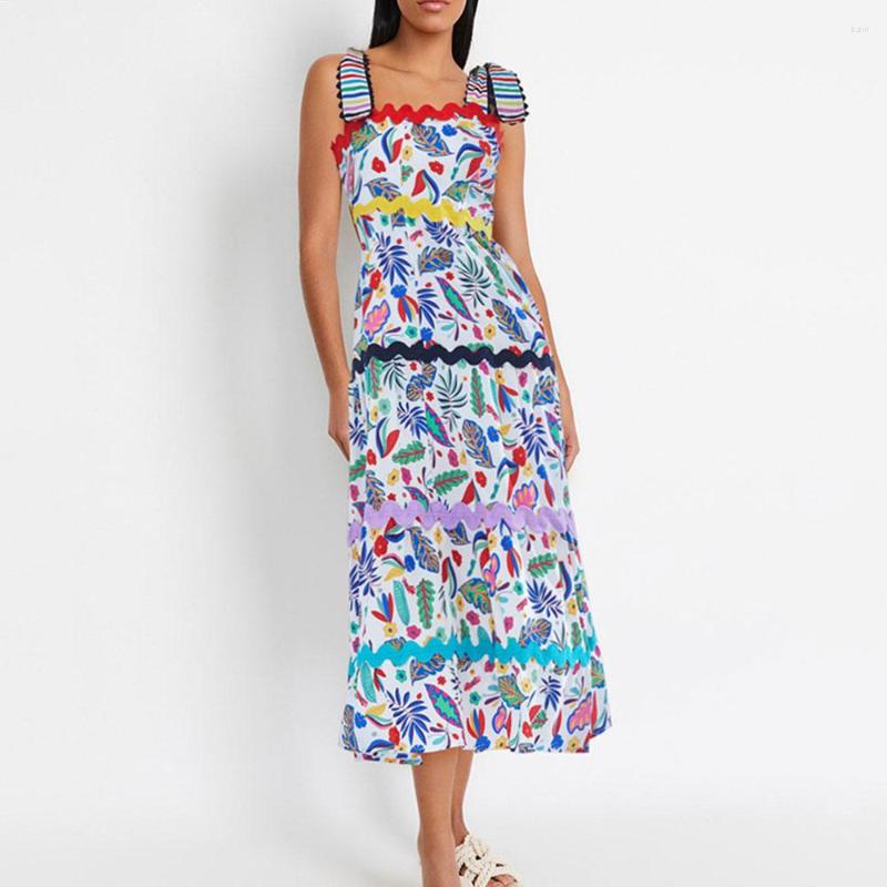Casual Dresses 2023 Summer Women Sling Dress Boho Beach Holiday Fashion Print, Picture color
Casual Dresses 2023 Summer Women Sling Dress Boho Beach Holiday Fashion Print, Picture color