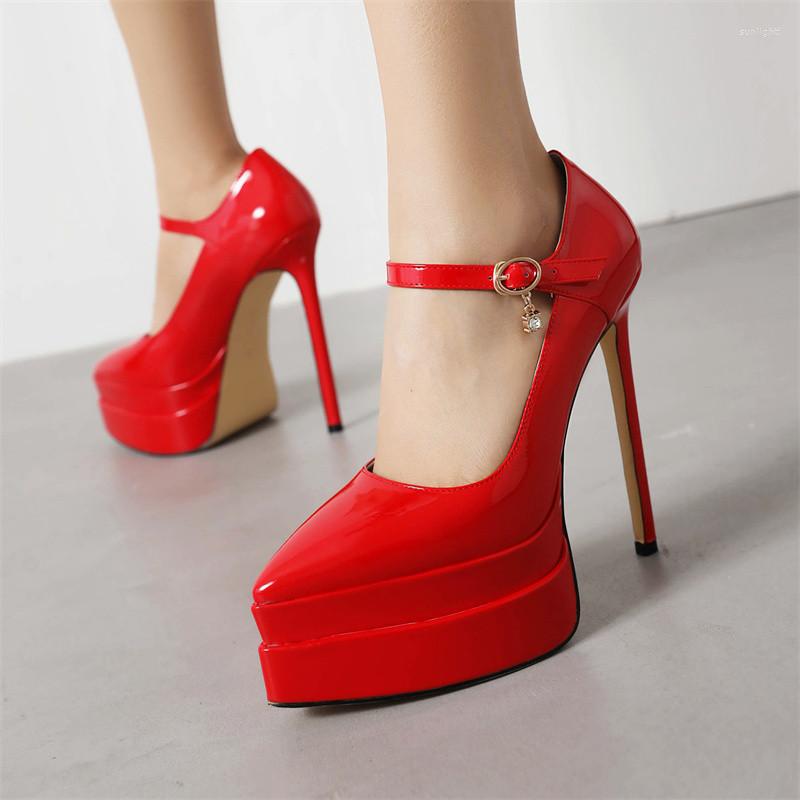 Dress Shoes YMECHIC Sexy Women's Platform Pumps White Pointed Toe Buckle Strap 14CM Thin High Heels Dance Wedding Stiletto Mujer 2023, Black
Dress Shoes YMECHIC Sexy Women's Platform Pumps White Pointed Toe Buckle Strap 14CM Thin High Heels Dance Wedding Stiletto Mujer 2023, Black