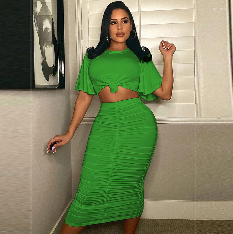 Work Dresses FUDA Solid Short Sleeve T-Shirt Ruched Long Skirt Suit Women Summer Casual 2 Piece Outfit Party Club Matching Sets, Black
Work Dresses FUDA Solid Short Sleeve T-Shirt Ruched Long Skirt Suit Women Summer Casual 2 Piece Outfit Party Club Matching Sets, Black