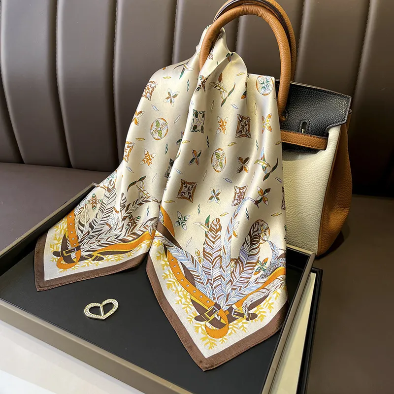 Luxury Brand Square Silk Scarf Women Satin Print Hijab Scarves Muslim Pareo Bandana Female Shawl Wrap Headband Foulard 70x70cm
Luxury Brand Square Silk Scarf Women Satin Print Hijab Scarves Muslim Pareo Bandana Female Shawl Wrap Headband Foulard 70x70cm