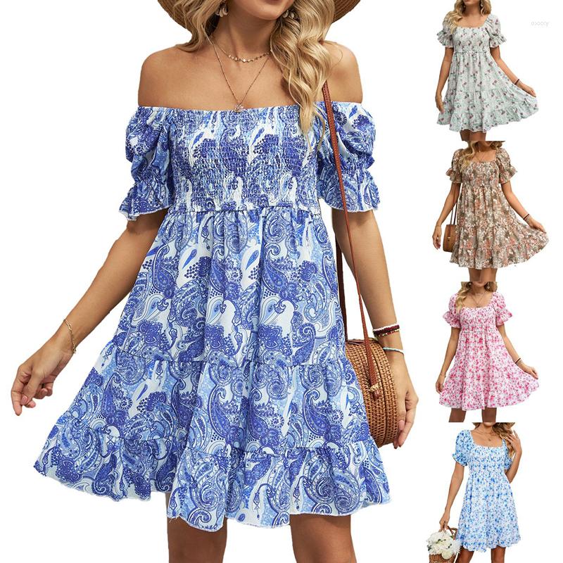 Party Dresses 2023 Summer Fashion Square Neck Printed Chiffon Short Sleeve High Waist Loose Cake Dress Women Tide H160, Light green
Party Dresses 2023 Summer Fashion Square Neck Printed Chiffon Short Sleeve High Waist Loose Cake Dress Women Tide H160, Light green
