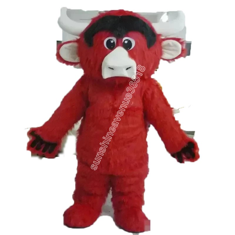Hot Sales Red Plush Fursuit Cattle Mascot Costume Top Cartoon Anime theme character Carnival Unisex Adults Size Christmas Birthday Party Outdoor Outfit Suit, As picture
Hot Sales Red Plush Fursuit Cattle Mascot Costume Top Cartoon Anime theme character Carnival Unisex Adults Size Christmas Birthday Party Outdoor Outfit Suit, As picture