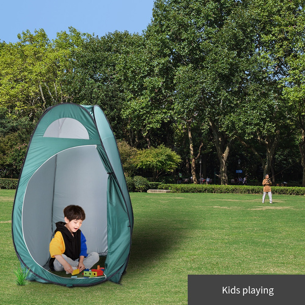 Pop Up Changing Clothes Room Toilet Shower Fishing Camping Dress Bathroom Tent