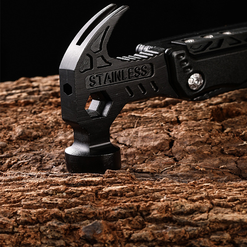 Hammer Outdoor Multi-functional Claw Hammer Vehicle Safety Folding Hammer Broken Window Escape Hammer Woodworking Hammer Camping Tool 230509