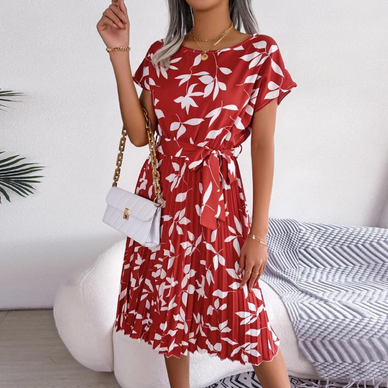 Casual Dresses Vintage Floral Print Pleated Dress Women Bandage Midi Elegant Fashion Ruffle Hem A-line Beach 2023 Clothing, Blue
Casual Dresses Vintage Floral Print Pleated Dress Women Bandage Midi Elegant Fashion Ruffle Hem A-line Beach 2023 Clothing, Blue