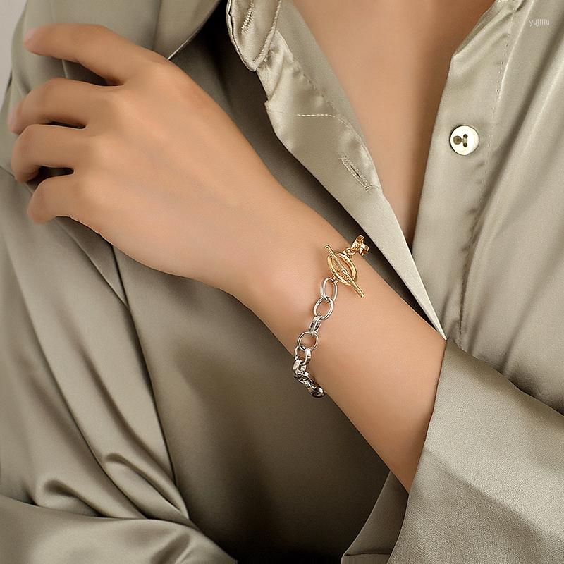 Link Bracelets Stainless Steel Layered Golden Pendant Bracelet For Women Retro Punk Gothic Portrait Coin Cross Pearl Jewelry
Link Bracelets Stainless Steel Layered Golden Pendant Bracelet For Women Retro Punk Gothic Portrait Coin Cross Pearl Jewelry
