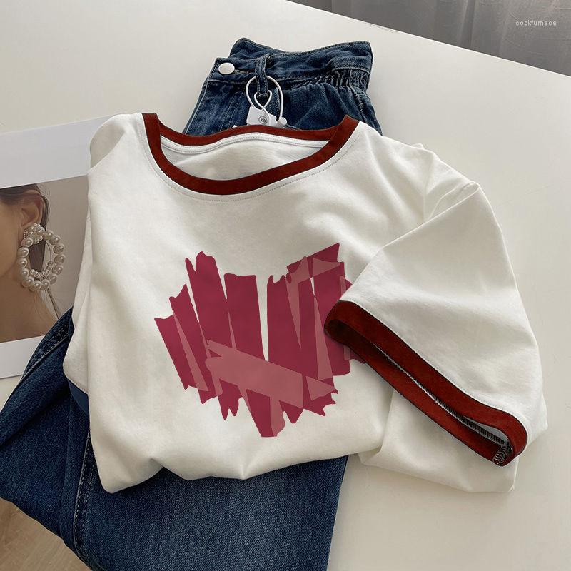 Women's T Shirts 2023 Summer Loose Tees For Women Fashion Slim O-neck Cotton Tops Korean Casual Print Short Sleeve T-shirt Oversized M-4XL, Black c
Women's T Shirts 2023 Summer Loose Tees For Women Fashion Slim O-neck Cotton Tops Korean Casual Print Short Sleeve T-shirt Oversized M-4XL, Black c