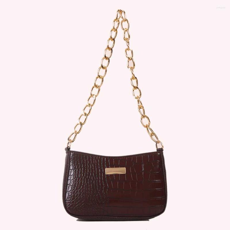 Evening Bags Women Underarm Bag Crocodile Pattern Shoulder For Travel Gift Chain Tote Texture PU Purse Female Clutch, Beige
Evening Bags Women Underarm Bag Crocodile Pattern Shoulder For Travel Gift Chain Tote Texture PU Purse Female Clutch, Beige