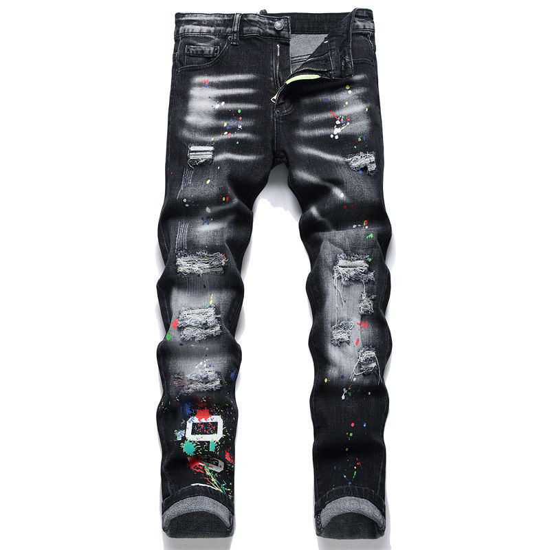 Mens Jeans Stree Denim Tears Luxury Designer Men Embroidery Pants Fashion Holes Trousers Clothing US Size 28-38 2023 KGHS, 20
Mens Jeans Stree Denim Tears Luxury Designer Men Embroidery Pants Fashion Holes Trousers Clothing US Size 28-38 2023 KGHS, 20