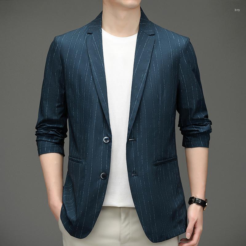 Men's Suits Single Mens Spring Layer Fashion Striped Casual Classic Blazer Jackets 2023 Male Quality Business Slim Fit Suit Coats, Black
Men's Suits Single Mens Spring Layer Fashion Striped Casual Classic Blazer Jackets 2023 Male Quality Business Slim Fit Suit Coats, Black