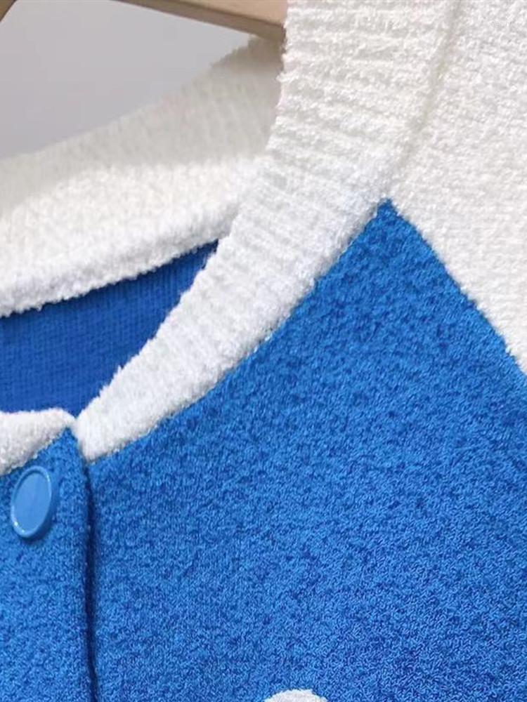 Women' Jackets Women Color-blocking Knitted Baseball Coat 2023 Spring Letters Embroidery Ladies Single-breasted Sweater Jacket Tops, Top
Women' Jackets Women Color-blocking Knitted Baseball Coat 2023 Spring Letters Embroidery Ladies Single-breasted Sweater Jacket Tops, Top