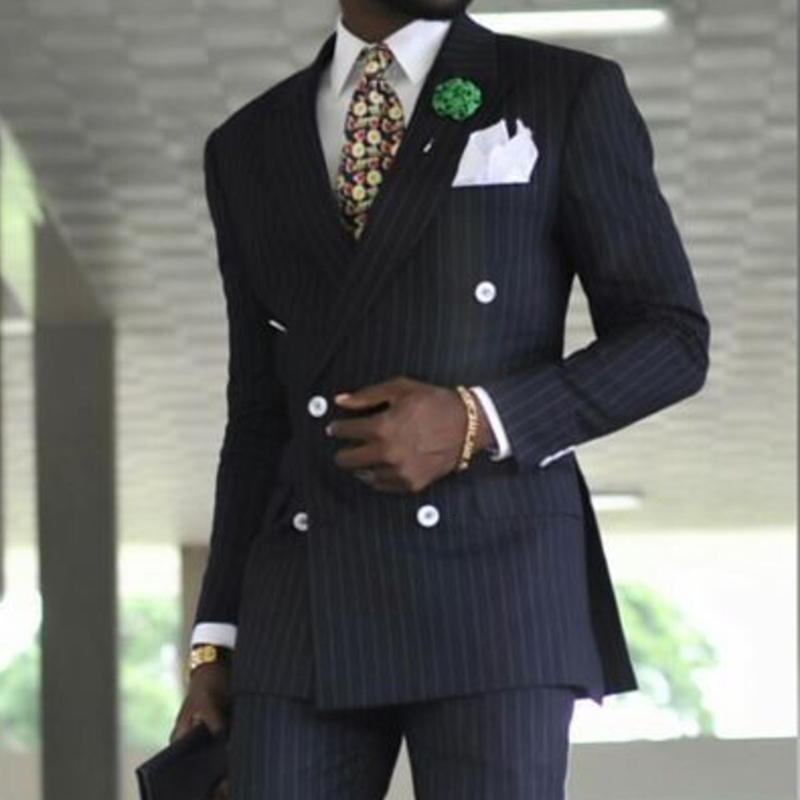 Men' Suits Blazers Navy Blue Stripe Slim Double Breasted Business Suits For Men Formal Wedding Dresses Tuxedos Peaked Lapel 2 Pieces Male Jacket 230509, Black
Men' Suits Blazers Navy Blue Stripe Slim Double Breasted Business Suits For Men Formal Wedding Dresses Tuxedos Peaked Lapel 2 Pieces Male Jacket 230509, Black